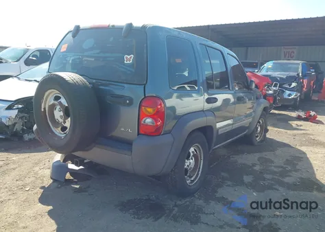 2002 Jeep Liberty Sport из США, поврежденный, VIN 1J4GK48K02W321682